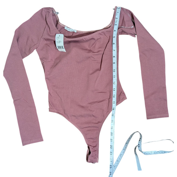 Timing - Dark Mauve- Long Sleeve - Body Suit - Size Small - New with Tags - Picture 2 of 7